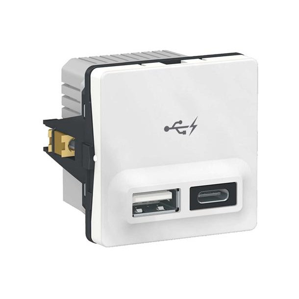 FUGA KOMBI USB UDTAG A+C 2,4A 1M HV